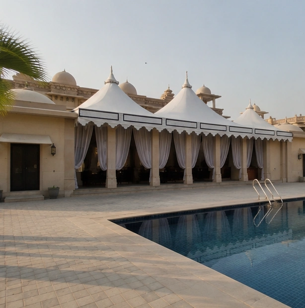 ITC Resorts, Manesar tensile structure, Ekra Decor &mdash; photograph 3